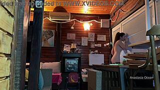 I met delivery guy naked, he asked to touch my boobs, and I let him... oops