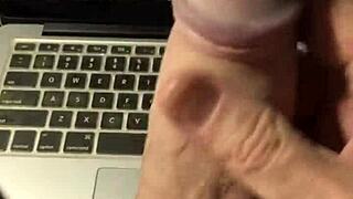 Gay cock and ass fucking with Gina Gerson and a big dick wank