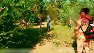 I met delivery guy naked, he asked to touch my boobs, and I let him... oops