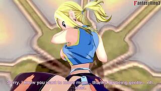 lucy heartfilia gets hard sex in 3d cartoon 😈
