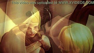 fucked the twins from nier automata in 3d hentai anime orgy