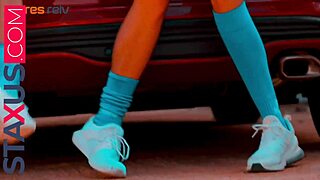 STAXUS MY COLLEAGUE CANT RESIST THE EXHILARATION AFTER TRAINING