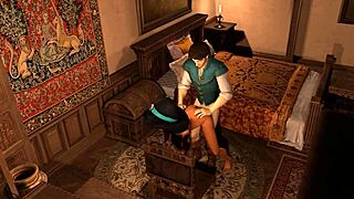 Flynn Fucks Jasmine in Standing Sex Parody