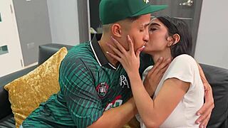 big cock latino guy fucks hot petite girl outdoor screaming