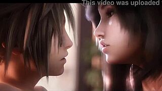 노르데하르테 티파가 야생 3D 만화 엉덩이와 자지 플레이. 판타지 헨타이 정점!