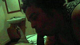 That little slut is giving an amazing blowjob right now