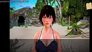 In this cartoon, the milf asks, Want to see my big tits and ass with a monster cock in erotic sex?