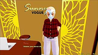 The caretaker continues his duties.