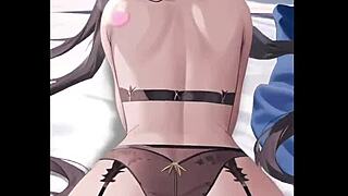 Fucking Anime Bitches With Huge Cocks!