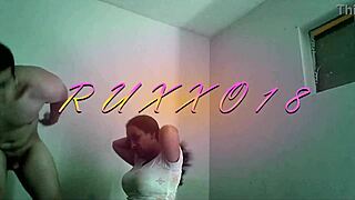 I fuck her mouth while she records