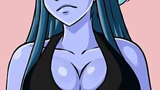 Atenea parody rips clothes for intense fuck.