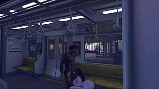 Busty Slut Surprised By Hung BBC On Train!