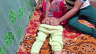 Desi girl gets intimate with her devar in a steamy homemade session