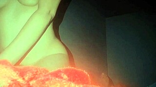 quickie with mother-in-law ends with good blowjob