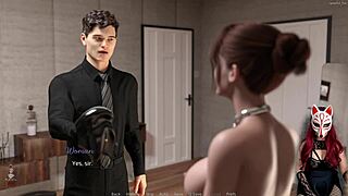 Animated porn with a MILF slave and domination