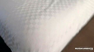 Uncut footage of a muscular performer interacting with a straight stripper on Maskurbate.