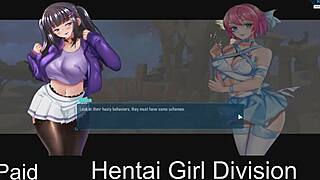Hentai game with anime-style artwork and RPG elements