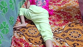 Desi girl gets intimate with her devar in a steamy homemade session