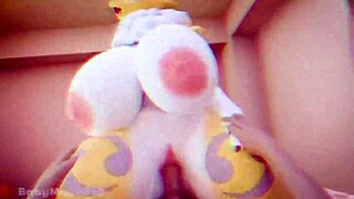 Šílené furry HMV s divokou anime akcí a monstry