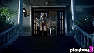 ashley mattingly performs solo striptease