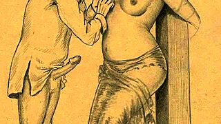 Vintage erotic drawings spark wild cartoon fantasies. What’s your favorite sketch?