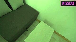 Step MOM shares hotel room, STEP SON FUCKS tight pussy HARD till facial