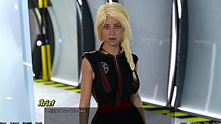 Stranded in Space 84: Blonde Virgin Caught Me with Curvy Step Sister in 3D