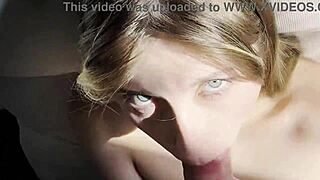 I’m obsessed with this sexy hottie sucking dick for messy facial.