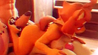 Šílené furry HMV s divokou anime akcí a monstry