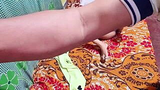 Desi girl gets intimate with her devar in a steamy homemade session