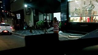 was doing uber when passenger wanessa boyler got horny, started seducing with a blowjob p1