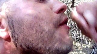 Gay cruising outdoors on the beach, public cumshots compilation 🌊🏖️