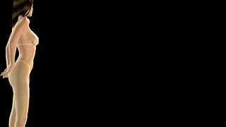 कार्टून गर्ल सेक्सी पोज़ में