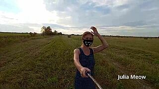 juli smith meow strips in the field