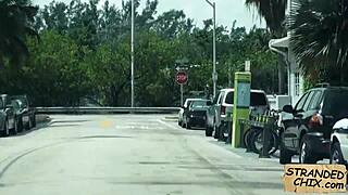 Yo, wanna see tight pussy teen Tucker Starr outdoors?