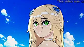 man, this beach episode of blazblue hentai outdoors is straight fire... uncensored!