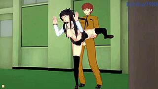 Saber and rin tohsaka and shirou emiya have intense sex in fate stay night hentai