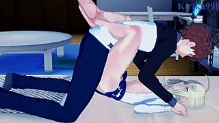 Saber and rin tohsaka and shirou emiya have intense sex in fate stay night hentai