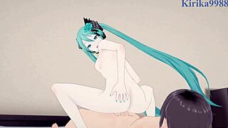hatsune miku intense sex in project sekai vocaloid hentai