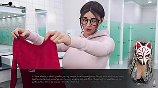 the office one sexy secretary with huge boobs playful fox