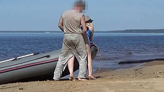 A curvaceous woman goes on a boat ride with a local fisherman and they end up having sex