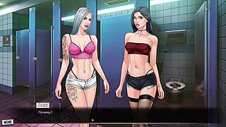 Deepthroat that monster cock! Lick those big nipples in our red string gameplay.