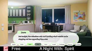 Intense Roleplay Night With Spirit In Anime Hentai Dating Game