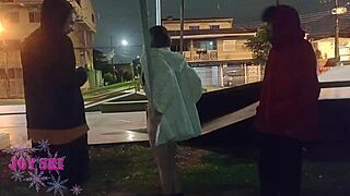 My Friends Took Me To The Square For Exciting Public Flashing Adventures.