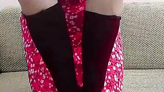 Blue Dress Crossdresser Slut Rides Me Wild. Big Butt Twink Femboy Shemale Turns Me On! 😍