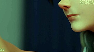 Will Tracer Swallow That Cum in This Cartoon?