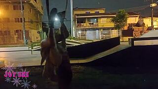 My Friends Took Me To The Square For Exciting Public Flashing Adventures.