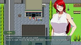 Boyfriend discovers girlfriend's porn films with redhead gangbang and creampie!