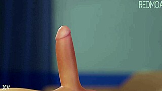 Will Tracer Swallow That Cum in This Cartoon?