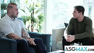 Tattooed hunk ex-con's wild parole officer encounter